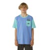 Rip Curl Lost Islands Pocket Tee Blue Yonder