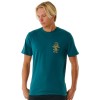 Rip Curl Search Icon Tee Blue Green