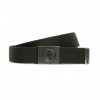 Volcom Circle Web Belt Rinsed Black