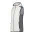 Chaqueta de snowboard CMP Woman Vest Hybrid Fix Hood Bianco Gesso-1