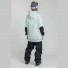 Sudadera de snowboard Colour Wear U Bowl Hood 2.0 Light Turquoise-1
