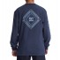 Camiseta DC Shoes East To West Navy Blazer Enzyme Wash-1
