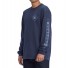 Camiseta DC Shoes East To West Navy Blazer Enzyme Wash-2