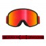 Gafas de snowboard Dragon Alliance DXT OTG Saffron Lite/Red Lens-1