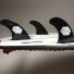 Quilla de surf Feather Fins Ultraglass Click Tab Black-1
