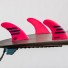 Quilla de surf Feather Fins Ultralight Click Tab Pink-2