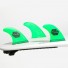Quilla de surf Feather Fins Ultralight Dual Tab Green 2017-1