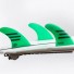 Quilla de surf Feather Fins Ultralight Hexa Core HC Single Tab Green-2