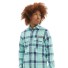 Camisa Hydroponic Silmar Green Turquoise Check