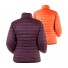 Chaqueta de snowboard Newwood Donia Burdeos/Salmon-1