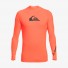 Lycras de surf Quiksilver All Time LS Youth Fiery Coral