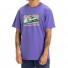 Camiseta Quiksilver Retro Fade Tee Dusted Peri