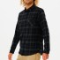 Camisa Rip Curl Checked In Flannel Black-1