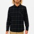 Camisa Rip Curl Checked In Flannel Black