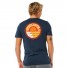 Camiseta Rip Curl Pacific Rinse Stacked Tee Dark Navy-1