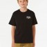 Camiseta Rip Curl Skull Slob Tee Boy Black