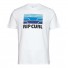 Camiseta Rip Curl Surf Revival Waving Tee Optical White