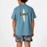 Camiseta Rip Curl Surfboard Shred Tee-Boy Dusty Blue-1