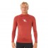 Lycras de surf Rip Curl Waves UPF Perf L/S Red