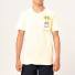 Camiseta Rip Curl What's In My Pocket Tee Boy Pale Yellow