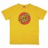Camiseta Santa Cruz Classic Dot Youth Tee Mustard