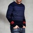 Jersey Timezone Faded Jaquard Roundneck Total Eclipse