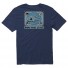 Camiseta Vissla Circus Act Vintage Wash Tee Strong Blue