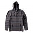 Sudadera Vissla Descanso Hooded Popover Dark Grey