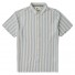 Camisa Vissla Grad Stripe Shirt Faded Denim
