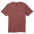Camiseta Vissla Radical Organic Pocket Tee Rusty Red-1