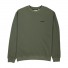 Sudadera Vissla Raised Crew Neck Fleece Dark Olive-1
