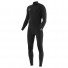 Neopreno de surf Vissla Seven Seas 4/3 Full Suit Chest Zip Black With Jade