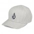 Gorra Volcom Full Stone Heather Flexfit Hat Grey Vintage