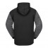 Sudadera de snowboard Volcom Hydro Riding Hoodie Black Print-1