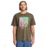 Camiseta Volcom Longo Cats Bsc Tee Sage Leaf